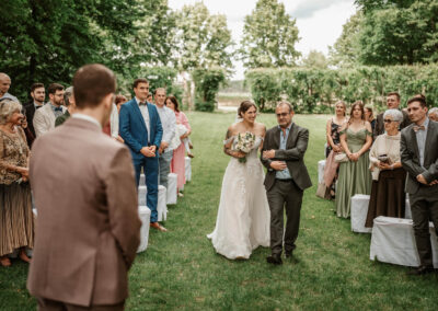 Gäste bei der Hochzeit