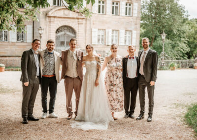 Brautpaar im Schlossgarten